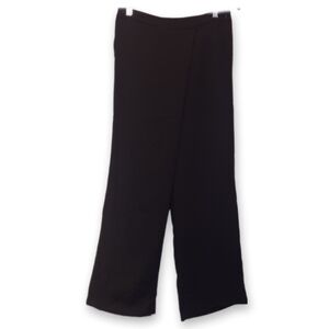 Belle Vere Tulip Crossover Wide Leg Pants Dressy Business Casual High Waist